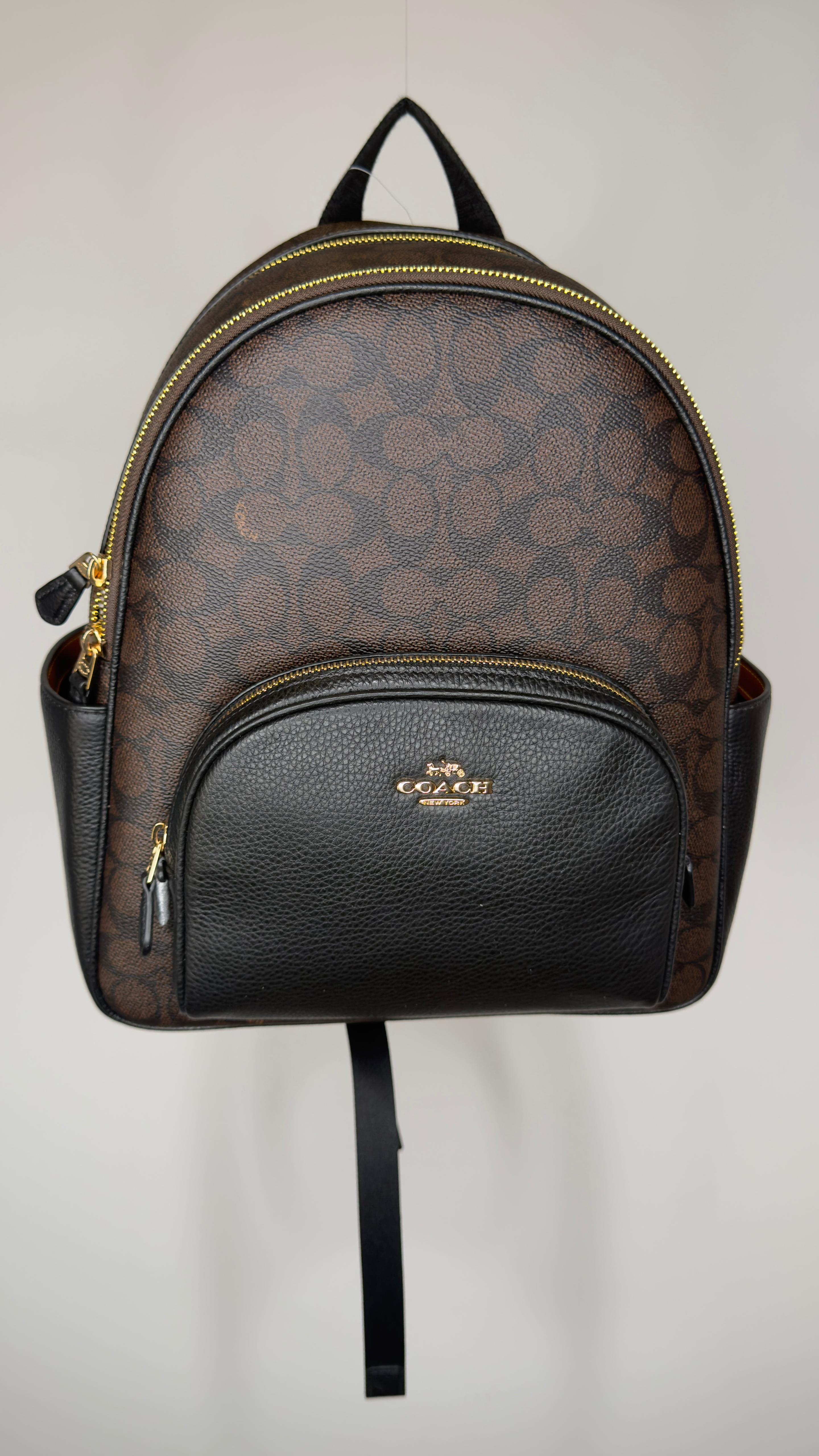 Court Bag Pack in signature canva