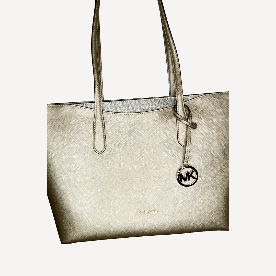 MK-TOTE-PALE-GOLD
