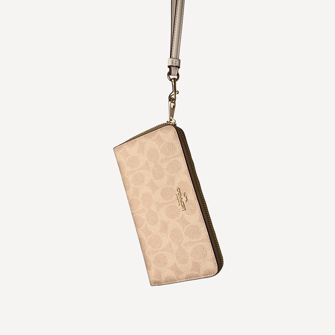 Coach Wristlet Sand
