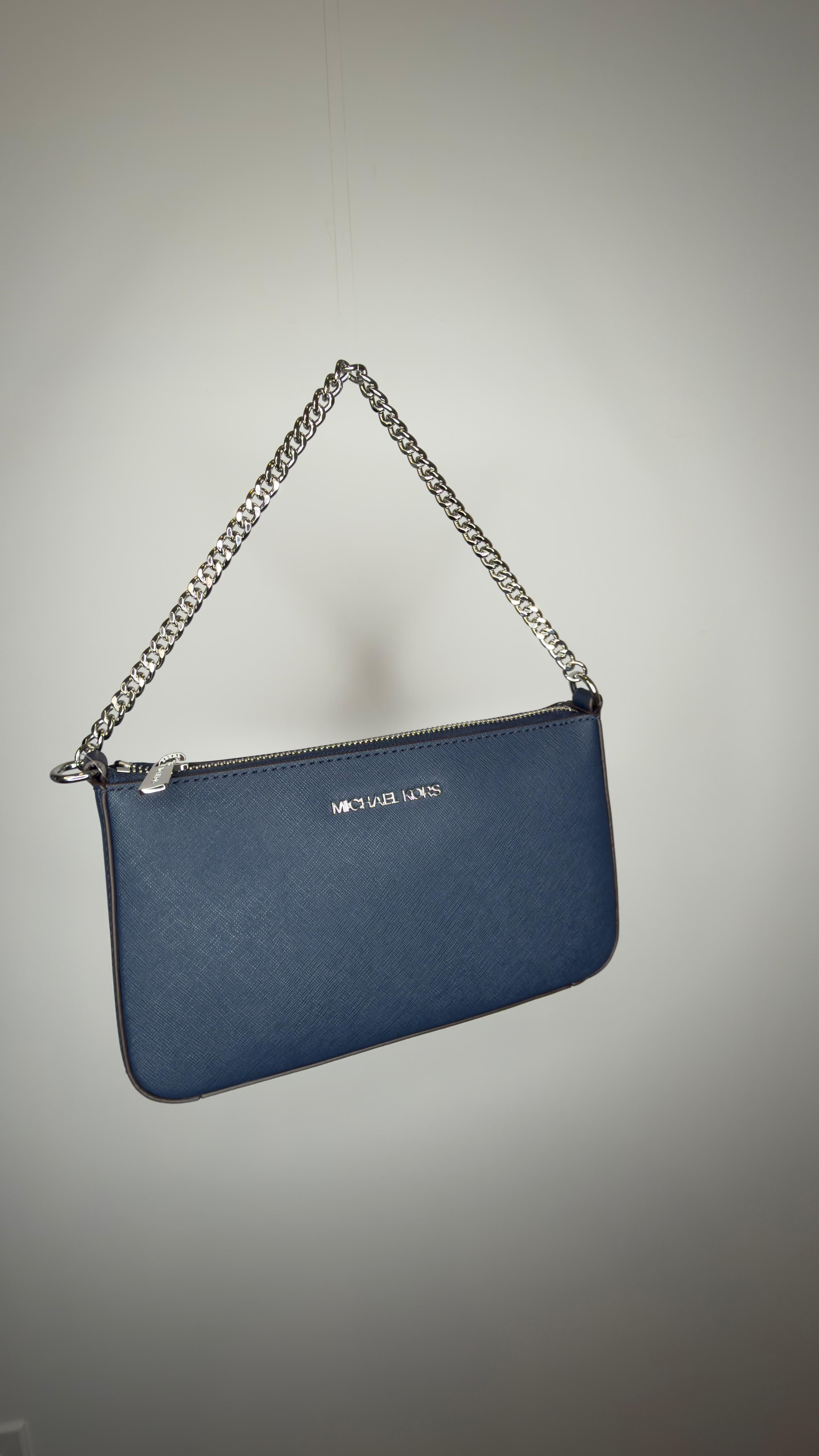 JS Travel Extra Small Top zip Tote Bag Azul